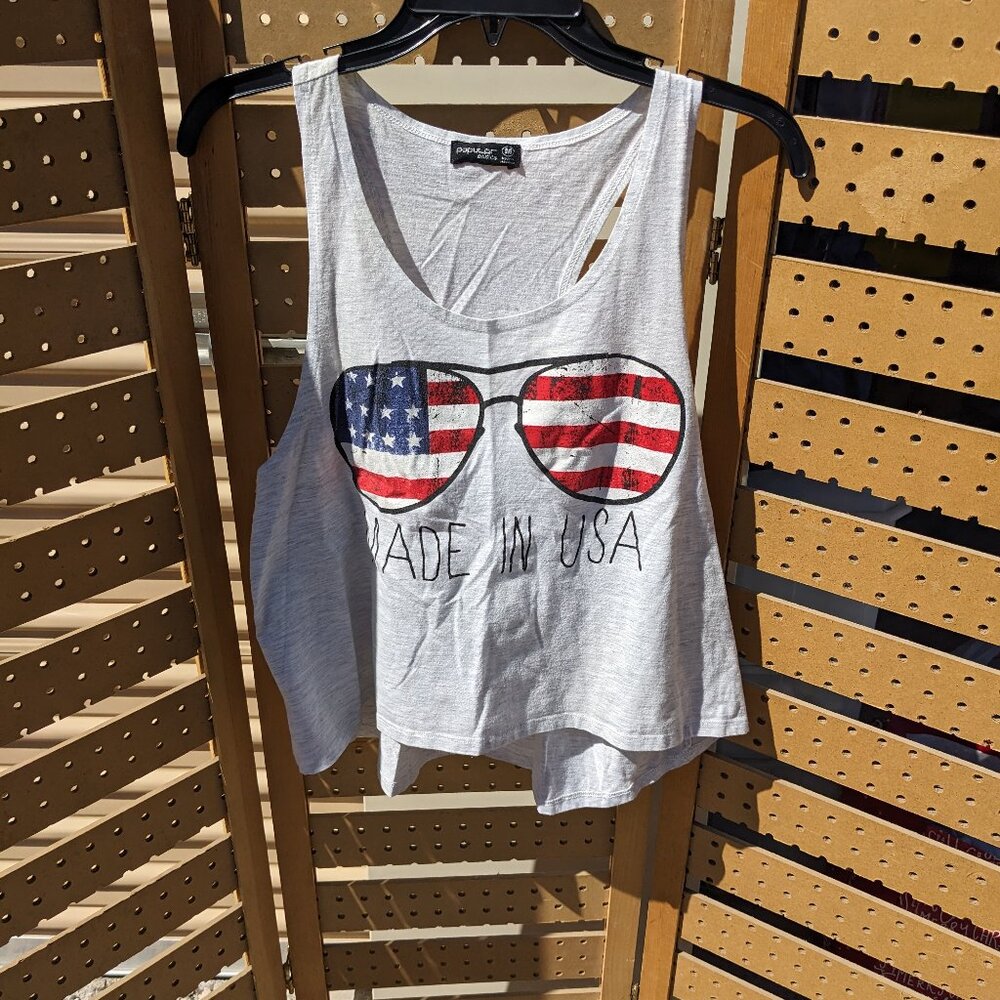 Popular Basics SunglassesTank Top Sz M